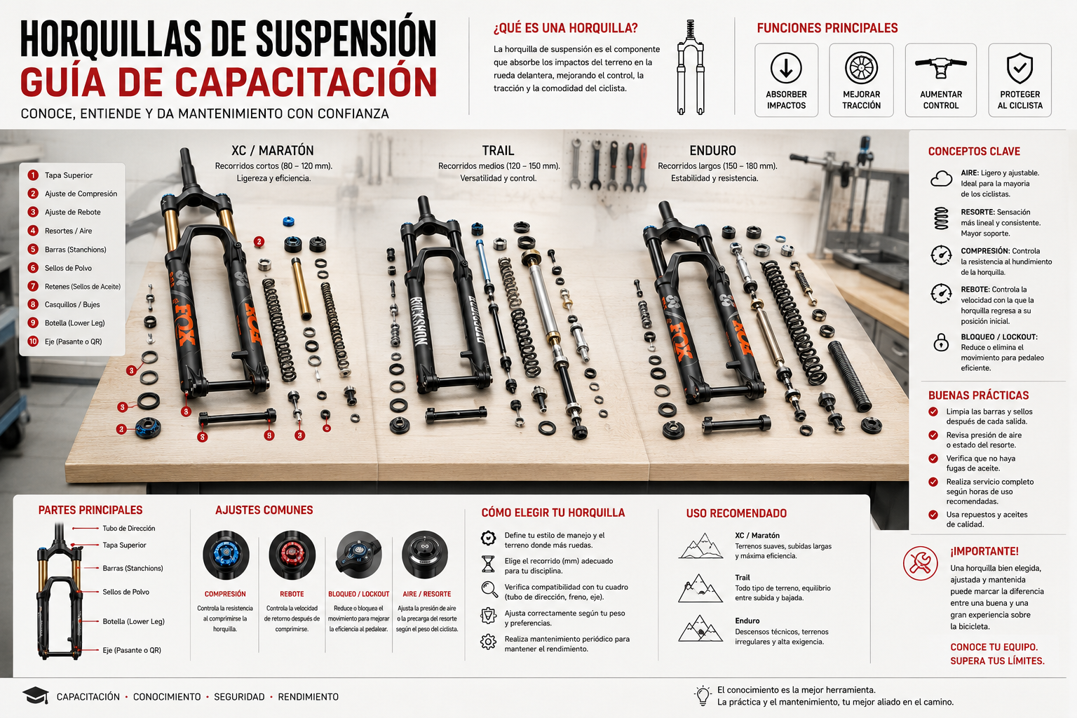 horquillas capacitación